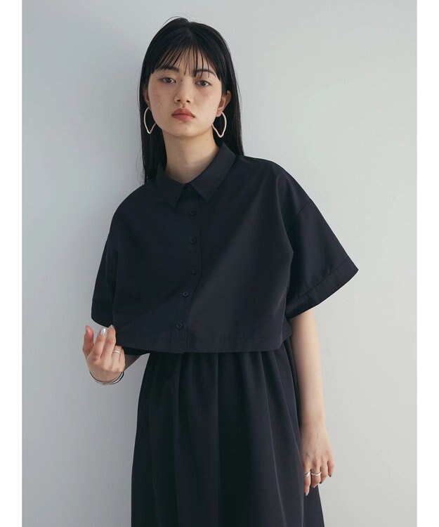 Green Parks armonia．ＳＥＴ２点　シャツワンピース Black