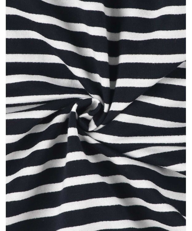 une nana cool 綿100％ 薄手裏毛ボーダー 半袖パジャマ LG