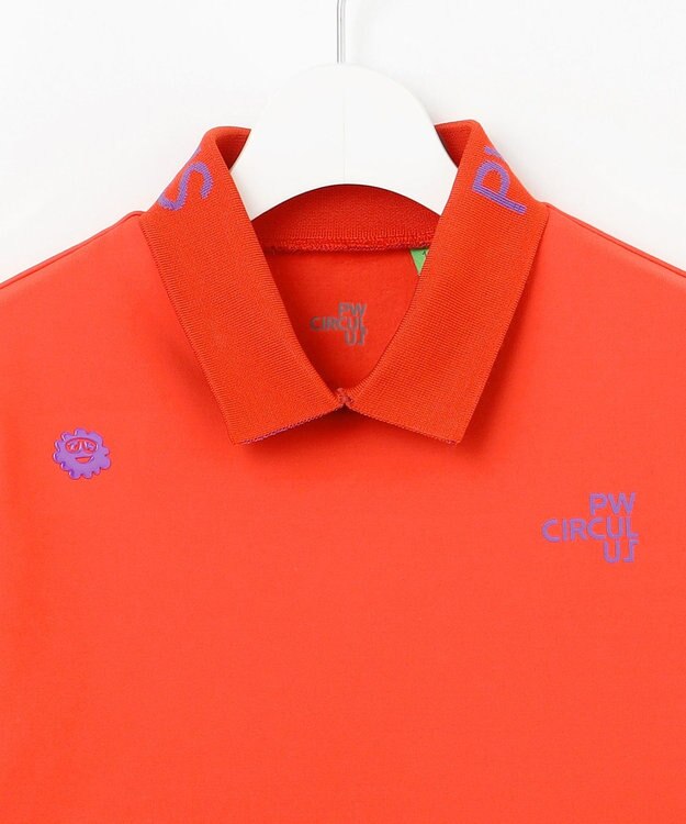 PW CIRCULUS 【WOMEN】裏フリースモックネックT レッド系