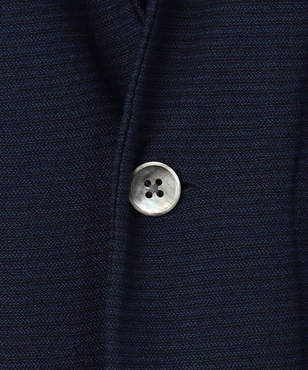 JOSEPH ABBOUD 【軽い/洗える】クールスキンニット カーディガン ネイビー系