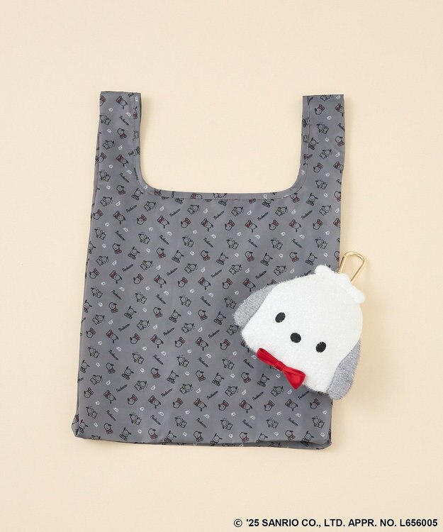 Green Parks ポーチ付エコバッグ Gray