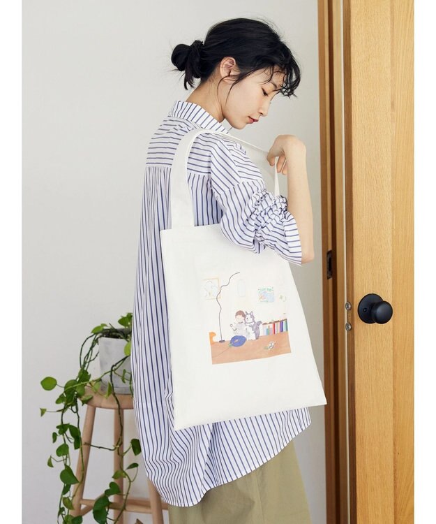 CRAFT STANDARD BOUTIQUE ｃｏｚｕｅ　トートバッグ White