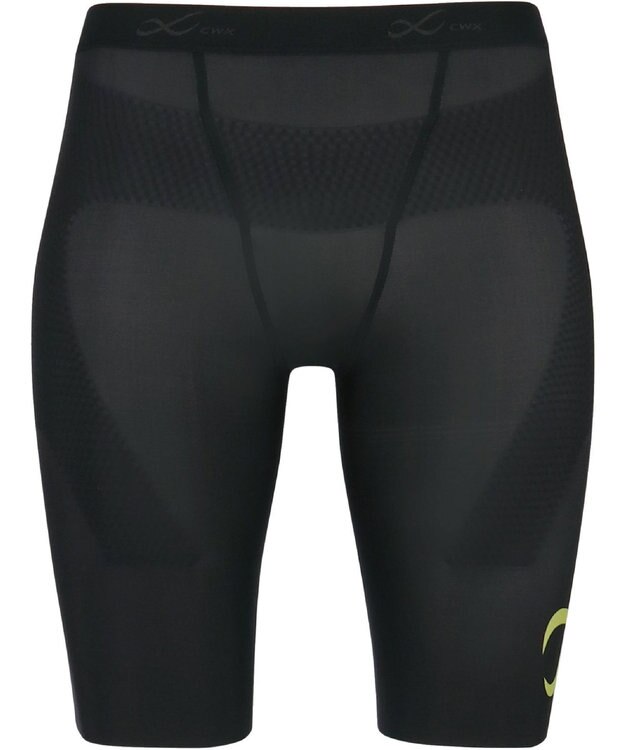 CW-X 【WOMEN】 CW-X 股関節サポート タイツ 【大谷翔平愛用モデル】 ハーフ ひざ上丈 5分丈 下半身の軸がブレにくい 骨盤サポート 球技・陸上 レディース HOY505 /ワコール ブラックスペシャル