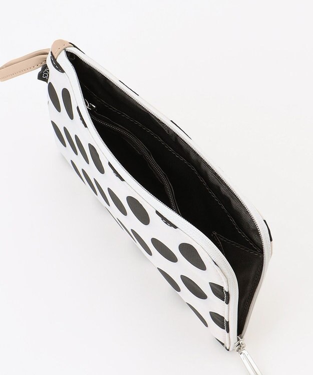 Y'SACCS イタリアンシープ　マルチポーチ付き　ホーボーバッグ グレージュ