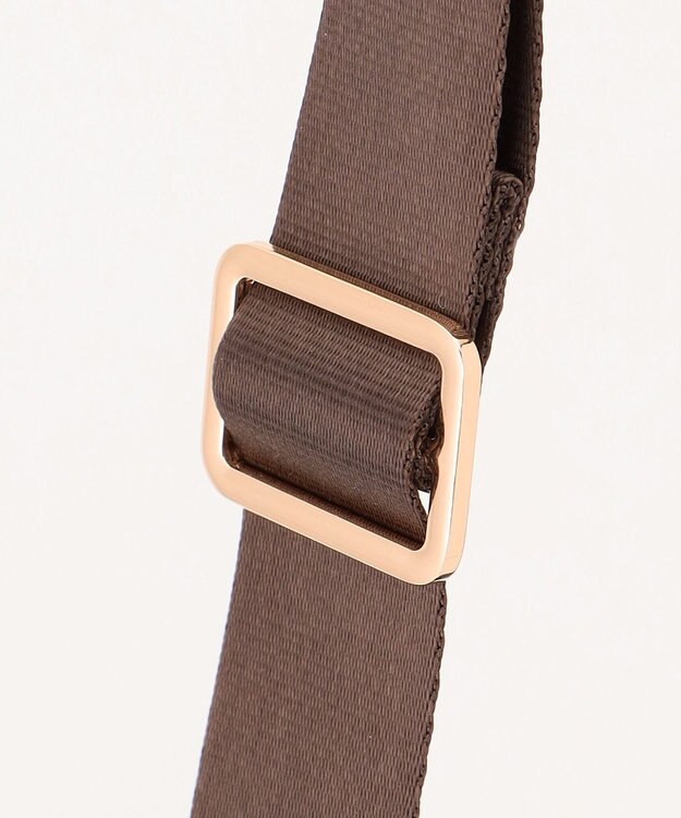 LA BAGAGERIE ウォータープルーフナイロン　2WAYハンドバッグ ダークグレー