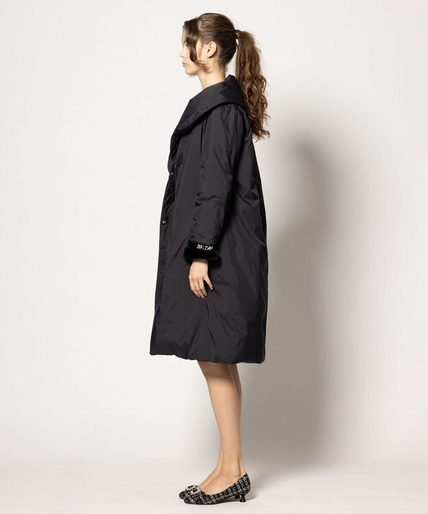 TOCCA FLUFFY PILLOW ロングダウンコート ブラック系