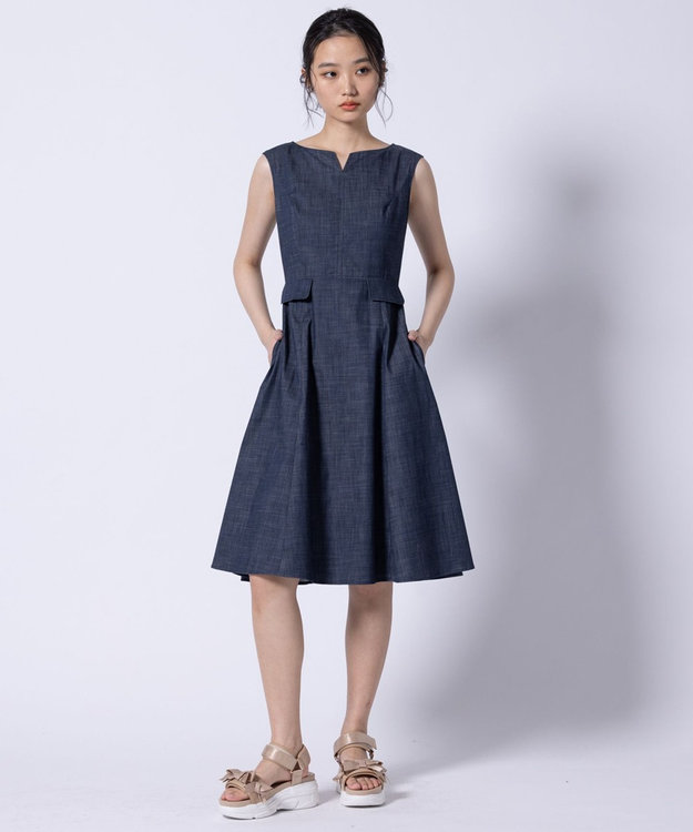 TOCCA 【00サイズあり・消臭】NIGHT OCEAN ドレス ネイビー系