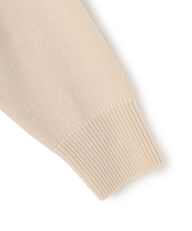 23区 S 【洗える】ウールカシミヤ カラーブロック チュニック ニット ライムグリーン