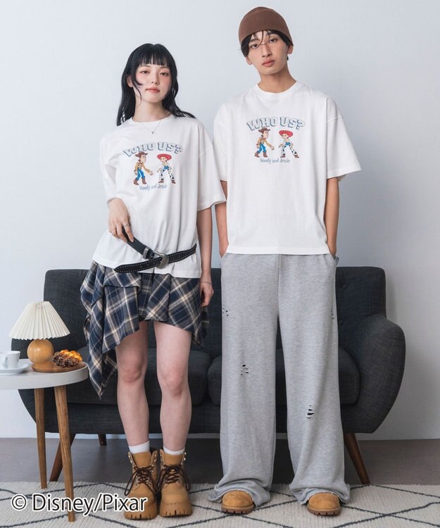 WEGO 【ディスニー/マーベル/スター・ウォーズ/ユニセックス着用ITEM/SMLサイズ展開】キャラクターズグラフィックT2（SS） 柄4