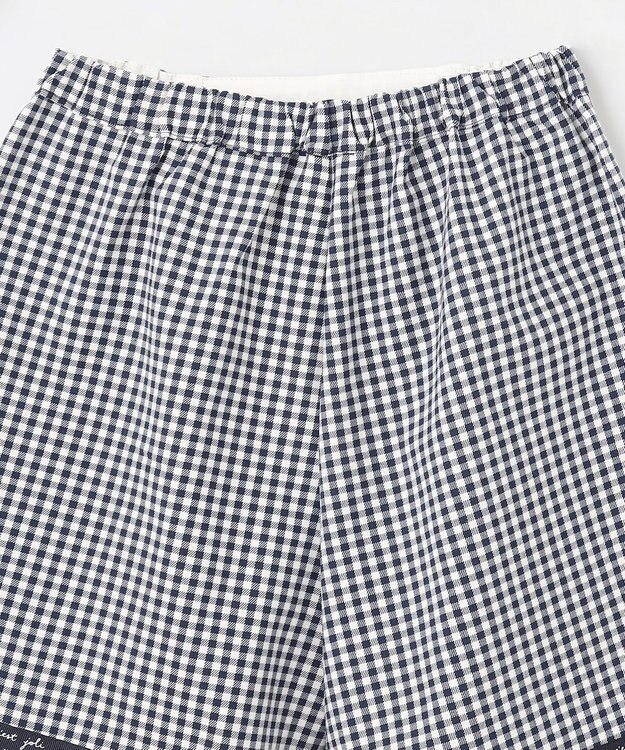 ANY KIDS マリン ショート パンツ ネイビーギンガムチェック
