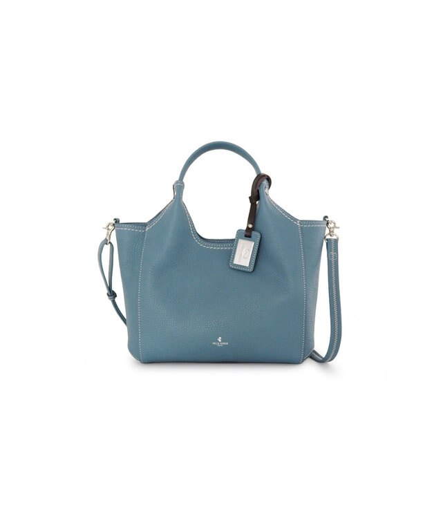 PELLE BORSA 2WAYバッグ Reinette レネット 9090 ブルーグレー