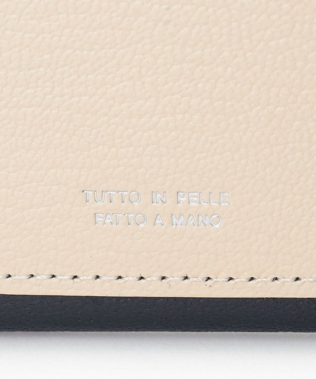 JOSEPH HOMME 【L'arcobaleno】 フラップショルダーウォレット ネイビー系