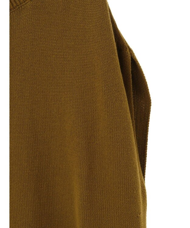 CRAFT STANDARD BOUTIQUE クルーネックニットベスト Mustard