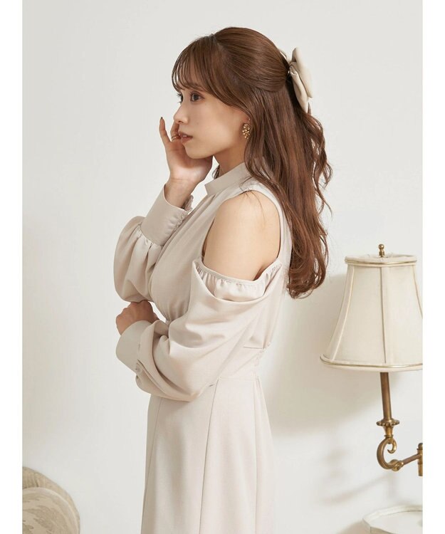 earth music&ecology ２ＷＡＹショルダーワンピース Light Beige