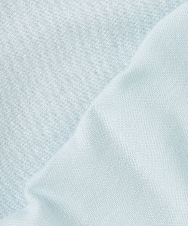 uncrave 【手洗い可】コットンリネンツイル ブラウス（uncrave WHITE） サックス