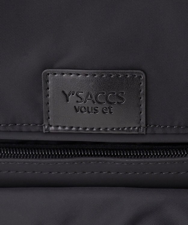 Y'SACCS 【Y’SACCS vous et】ナイロン×ポリウレタン リュック ブラック