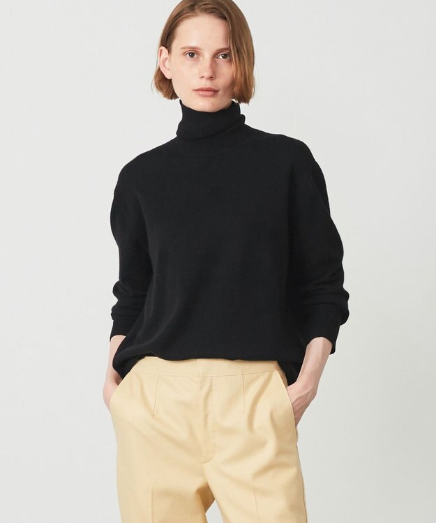 BEIGE， ENSIS / ハイネックニット Black