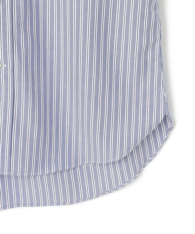 J.PRESS MEN 【PREMIUM PLEATS / 形態安定】イングリッシュストライプ ドレスシャツ / B.D. ネイビー系1