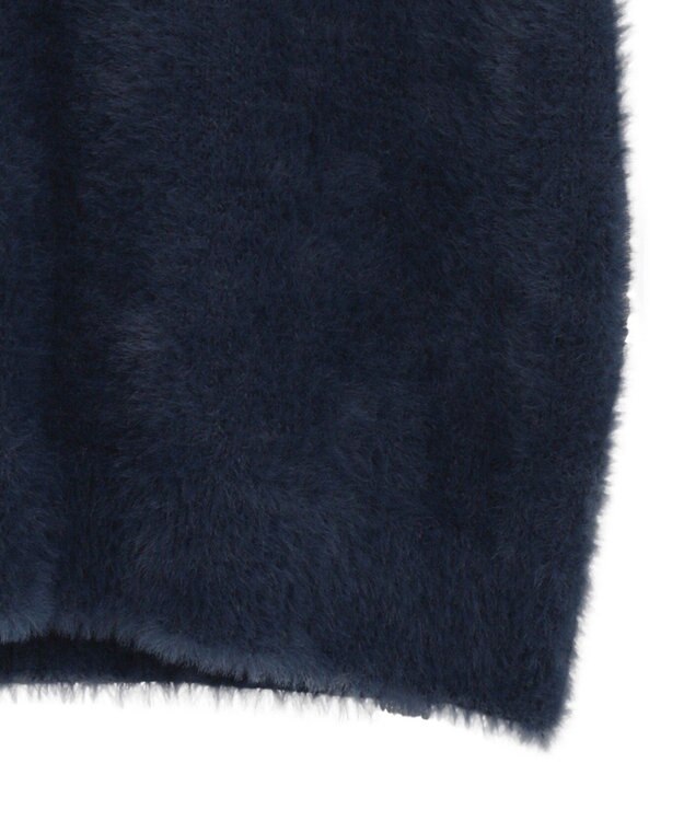 AMERICAN HOLIC 【選べる丈】シャギーニットベスト Navy