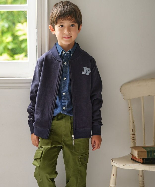 J.PRESS KIDS 【110-130cm】5.5オンス ダンガリーシャツ ネイビー系