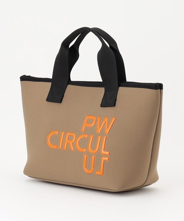 PW CIRCULUS 【UNISEX】ロゴ カートバック ゴルフ ベージュ系