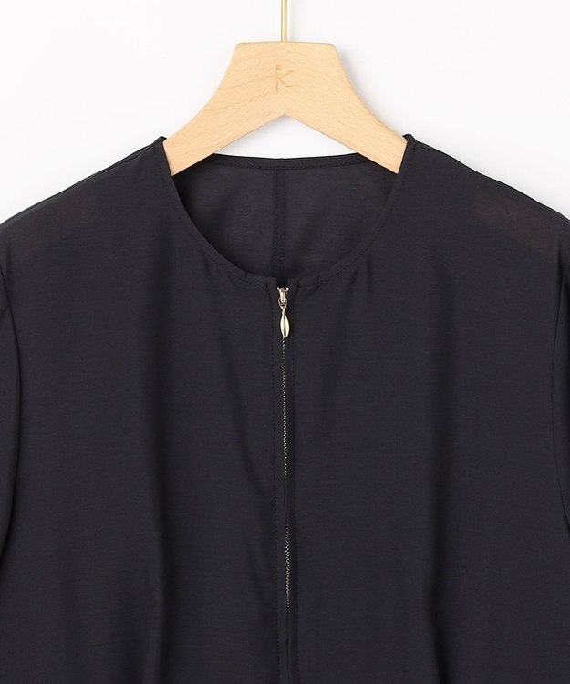 組曲 【先行予約・WEB限定】ソマルティーボイル ペプラムブルゾン ブラック系