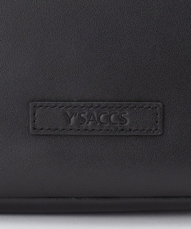Y'SACCS カウレザー すっきり2wayミニトート ブラック