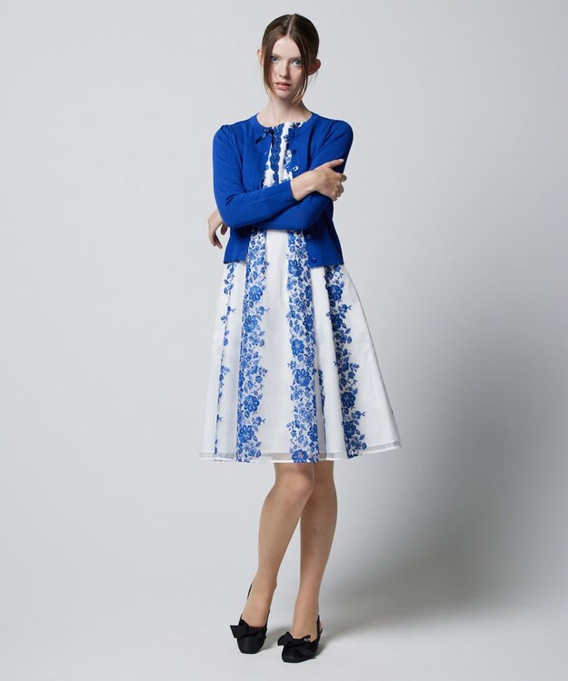 TOCCA 【消臭＆洗える！】HEPATICA GARDEN ドレス ブルー系7