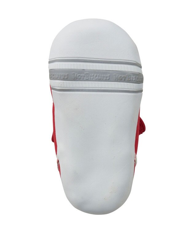 MIKI HOUSE HOT BISCUITS 【11.5-13.5cm】 小花柄 パイピング ファーストベビーシューズ 赤