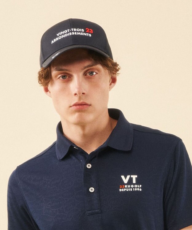 23区GOLF 【MEN】パンチングキャップ ネイビー系