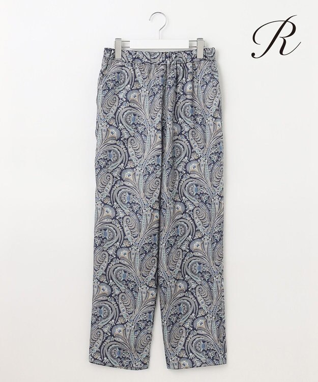 23区 【R(アール)】Ratti ペイズリープリント パンツ ネイビー系5