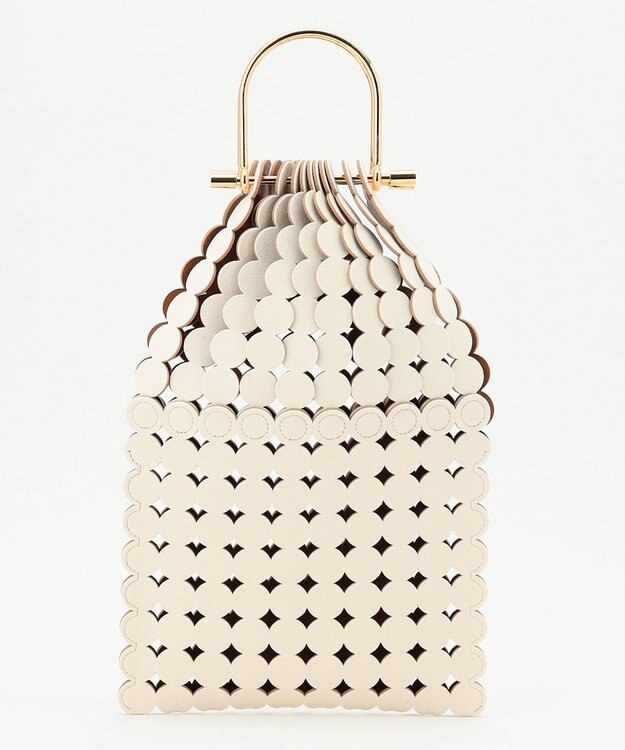 BEIGE， 【一部店舗限定】MARY AL TERNA / MOON ハンドバック Ecru