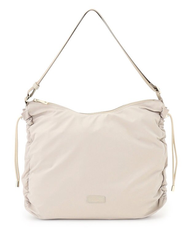 23区 【撥水加工/WEB&一部店舗限定カラーあり】ドロ－ストリング ショルダーバッグ ベージュ系