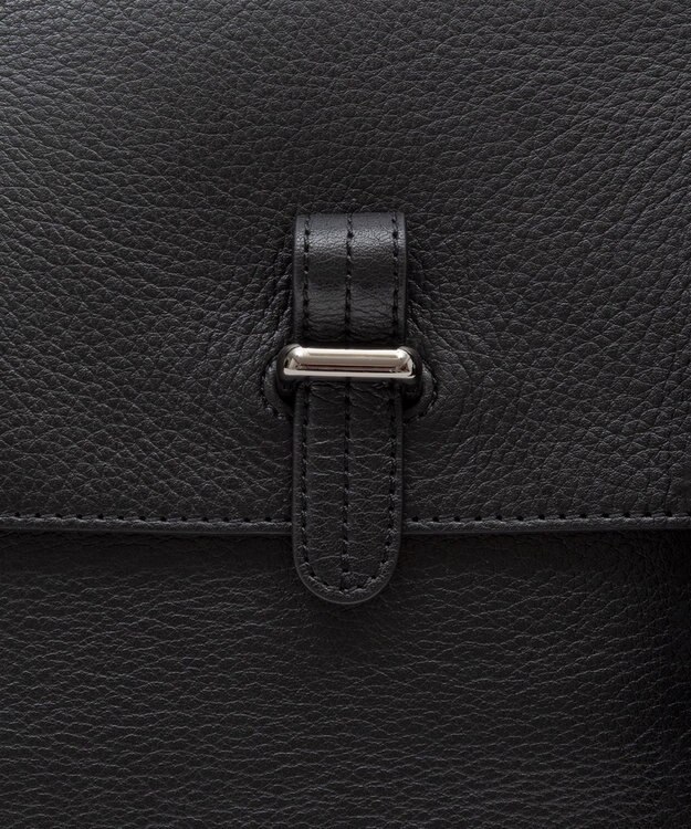 GOTAIRIKU 別注/日本製【PELLE MORBIDA×GOTAIRIKU】レザー フラップトートバッグ ブラック系