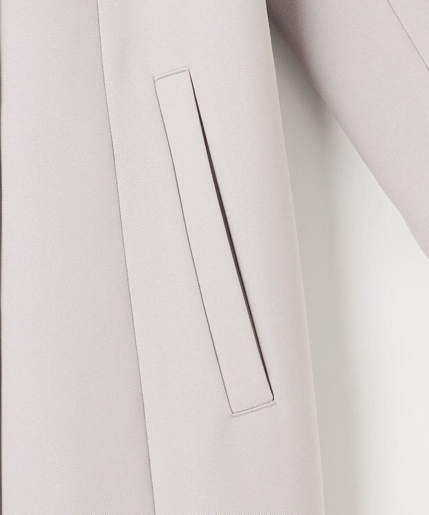 ANY SIS エレガントロング トレンチ コート ライトグレー