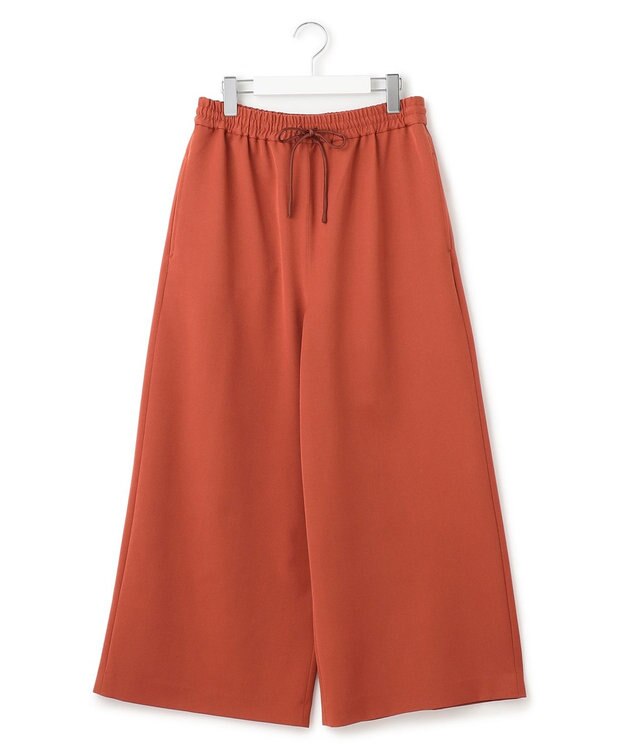 J.PRESS YORK STREET 【WOMEN】イージーワイドパンツ オレンジ系