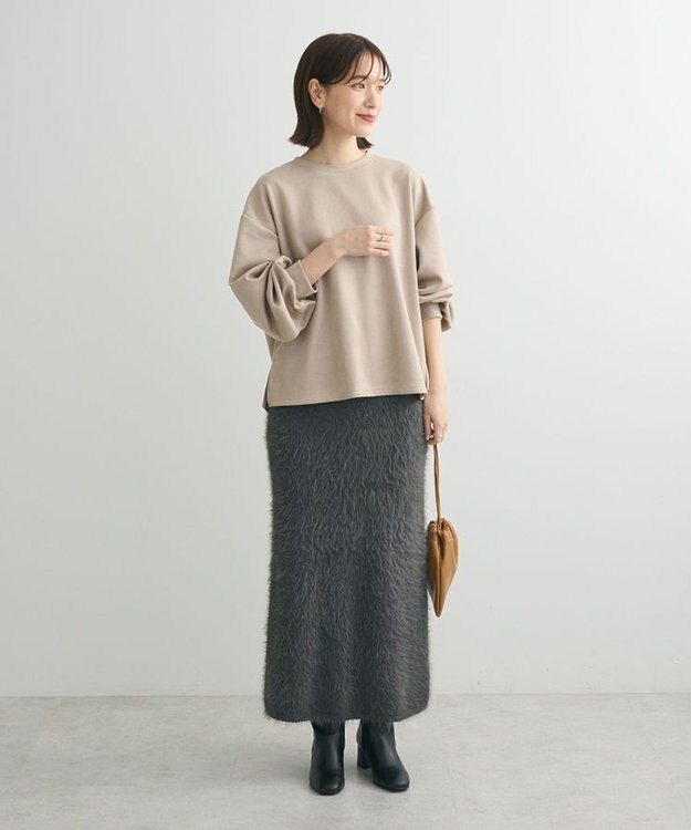 Green Parks ・ＳＵＧＡＲ　ＳＰＯＯＮ　スエードポンチプルオーバ Beige