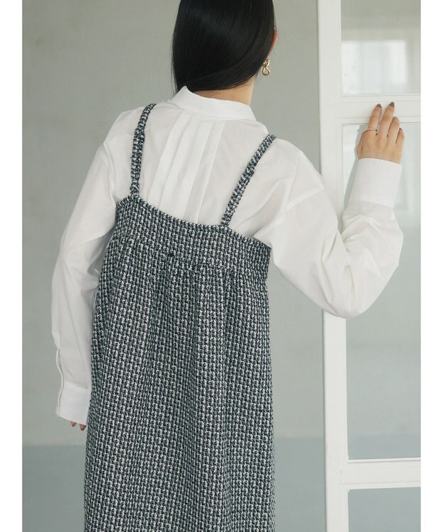 Green Parks armonia．表面感素材ジャンスカ Mix