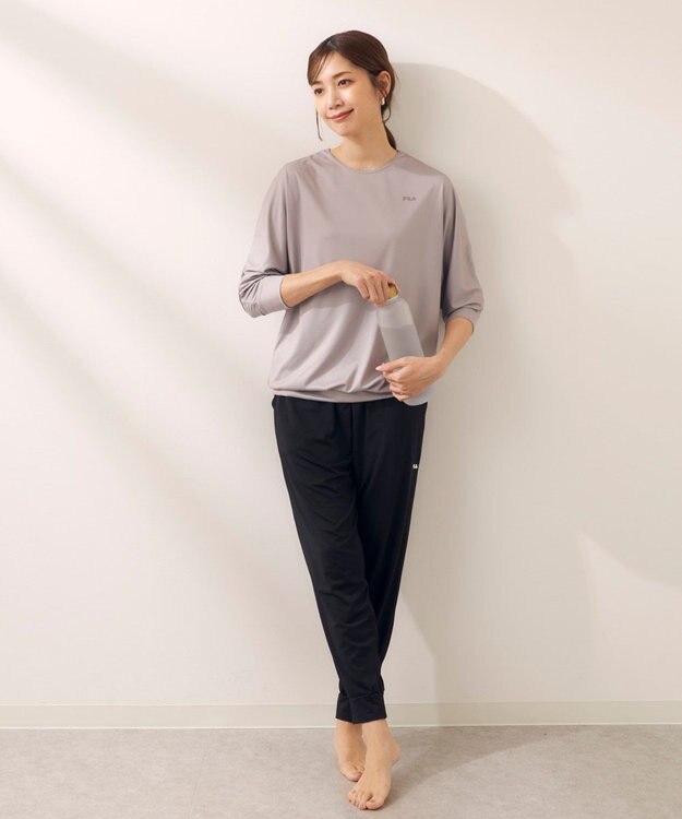 OP／FILA 【FILA】水陸両用フィットネスウェア 2点セット ベージュ