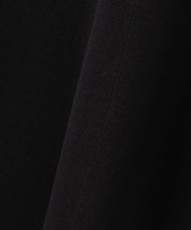 自由区 【洗える】シャインハイゲージ ドルマンスリーブワンピース ネイビー系