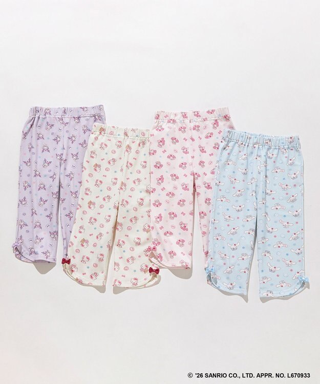 ANY KIDS 【サンリオキャラクターズ×ANY KIDS】ひんやり ファンシーレギンス シナモロール×サックスブルー