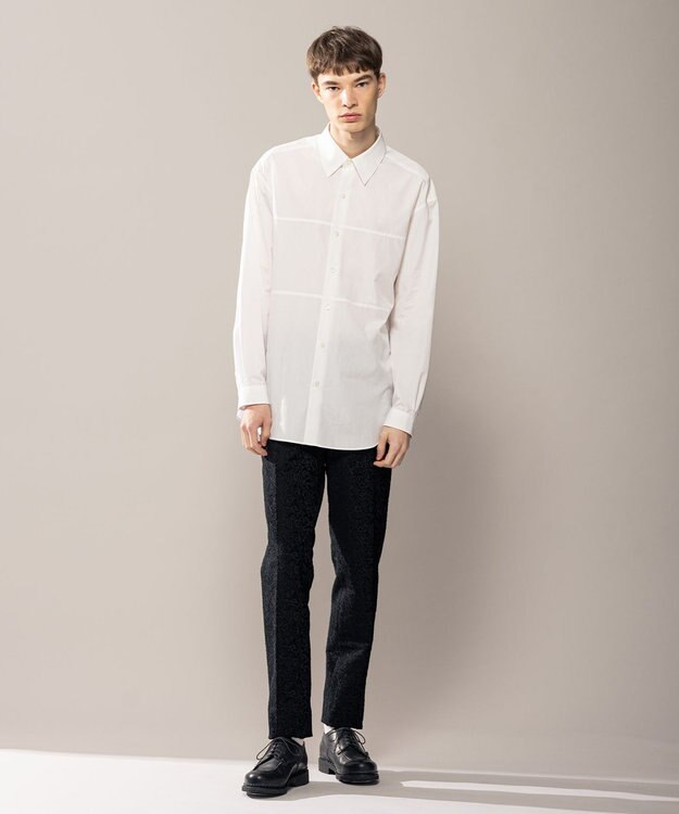 JOSEPH HOMME オックス　レギュラーカラー　シャツ ホワイト系