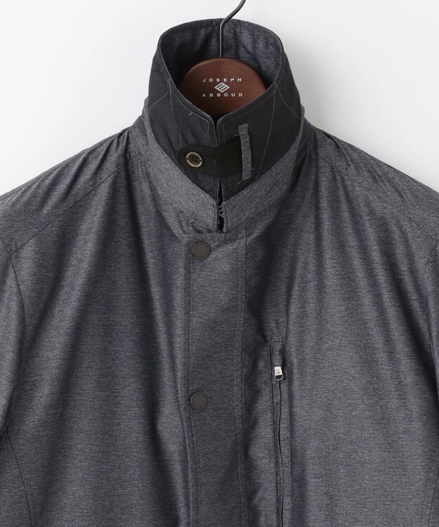 JOSEPH ABBOUD 【外せるダウンライナー/軽量】2WAYインターレース ダウンコート グレー系