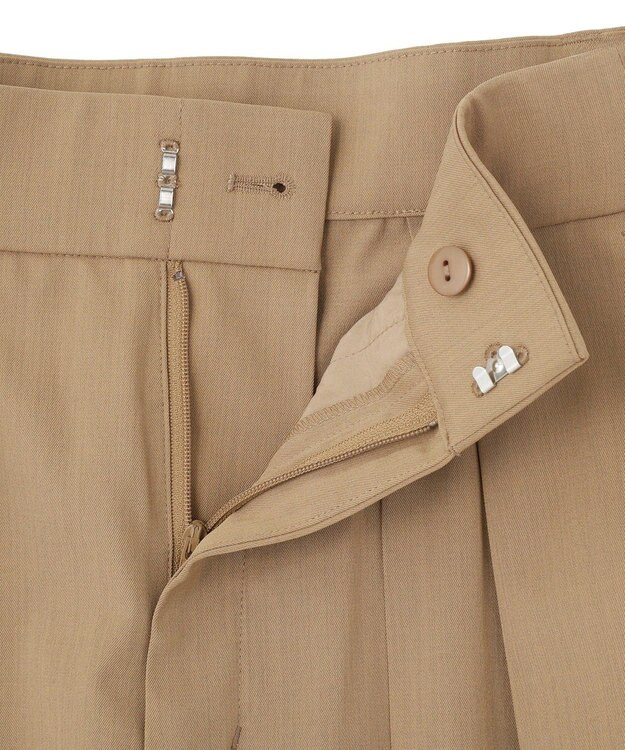 Green Parks タックワイドパンツ Mocha