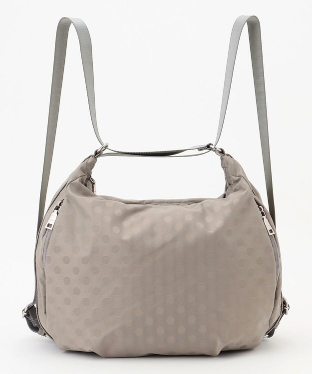 Y'SACCS 【Y’SACCS vous et】ドットジャカード2WAYリュック ライトグレー