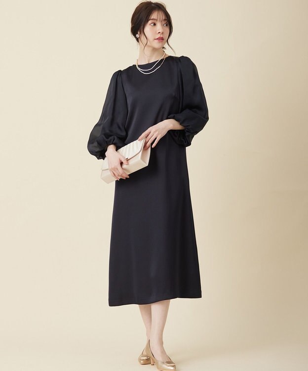 洗える】シフォンスリーブサック ドレス / ANY SIS | ファッション通販