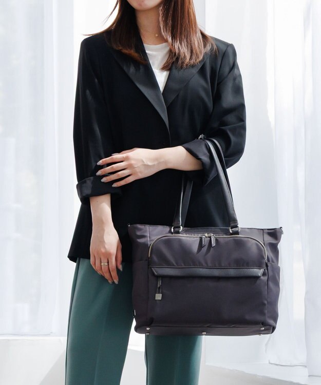 ACE BAGS & LUGGAGE ace. ラプリム トートバッグ レディースビジネス A4 13.3インチサイズ 68803 エース チャコール