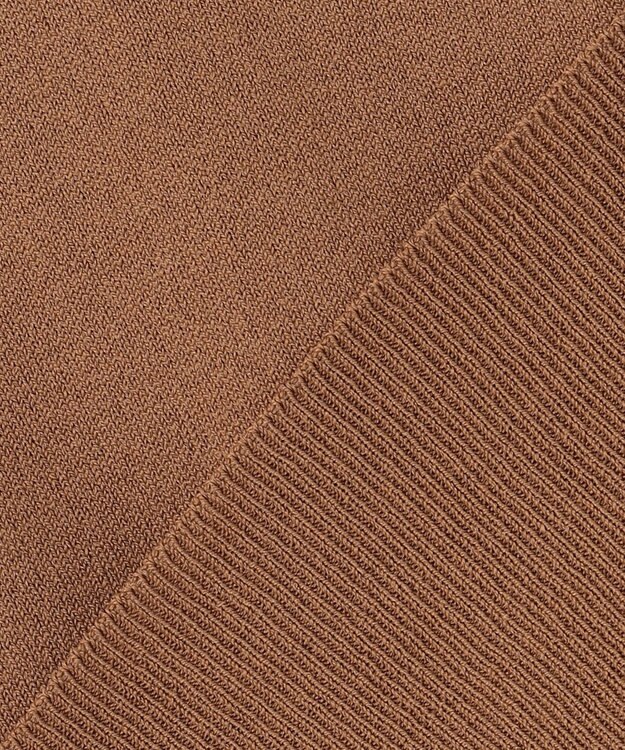 BEIGE， 【洗える】VALOIS / 半袖カーディガン Camel