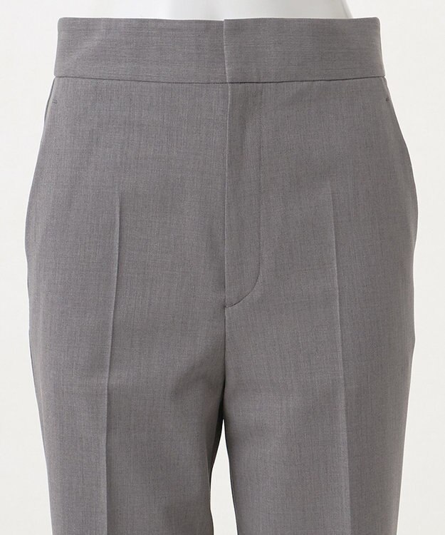 23区 【エステータ】ウールシルクギャバジン パンツ ライトグレー系