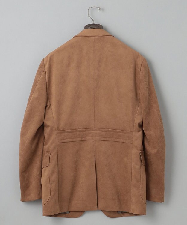 GOTAIRIKU 【イージーケア】ウルトラスエードサファリジャケット ベージュ系